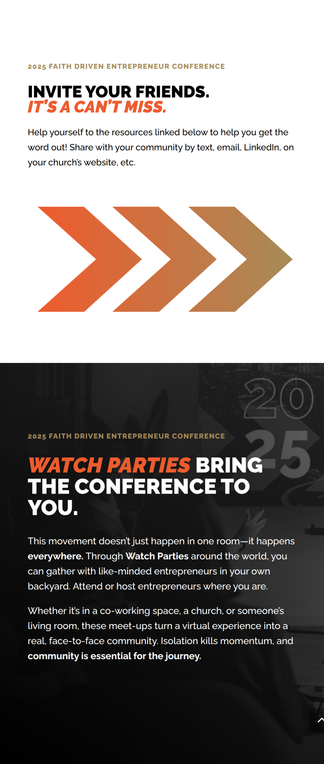 Faith Driven Invitation